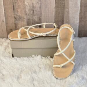 Kenneth Cole Reaction Waltz Sandal Women's Cream Size 7.5 NIB